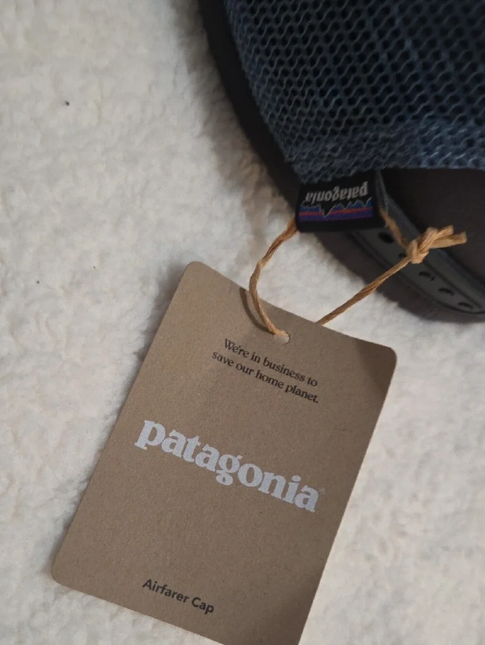 Patagonia Two-Tone Blue and White Trucker Hat